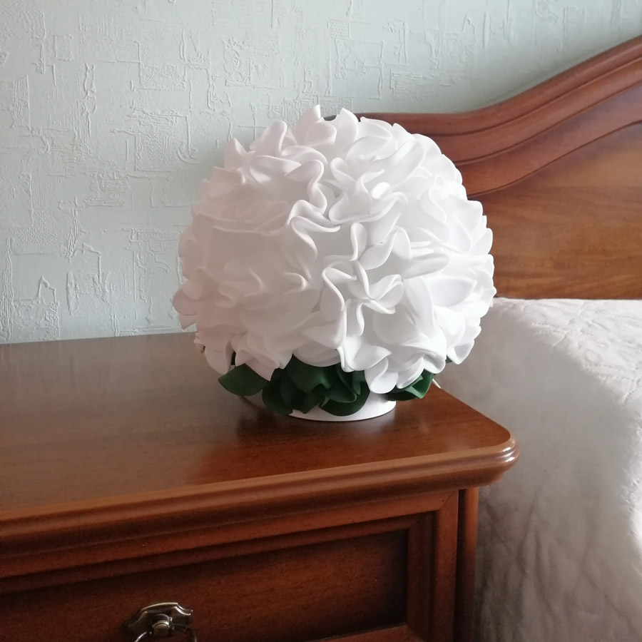 ULW-R07 T/RGB+WHITE/150C/A Гортензия Северное сияние Светильник светодиодный со сменными лампами (в/